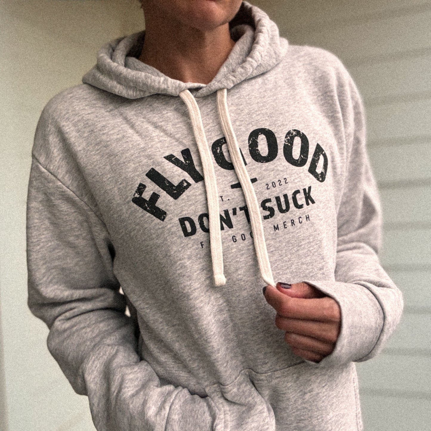 Lightweight Vintage Hoodie - Heather