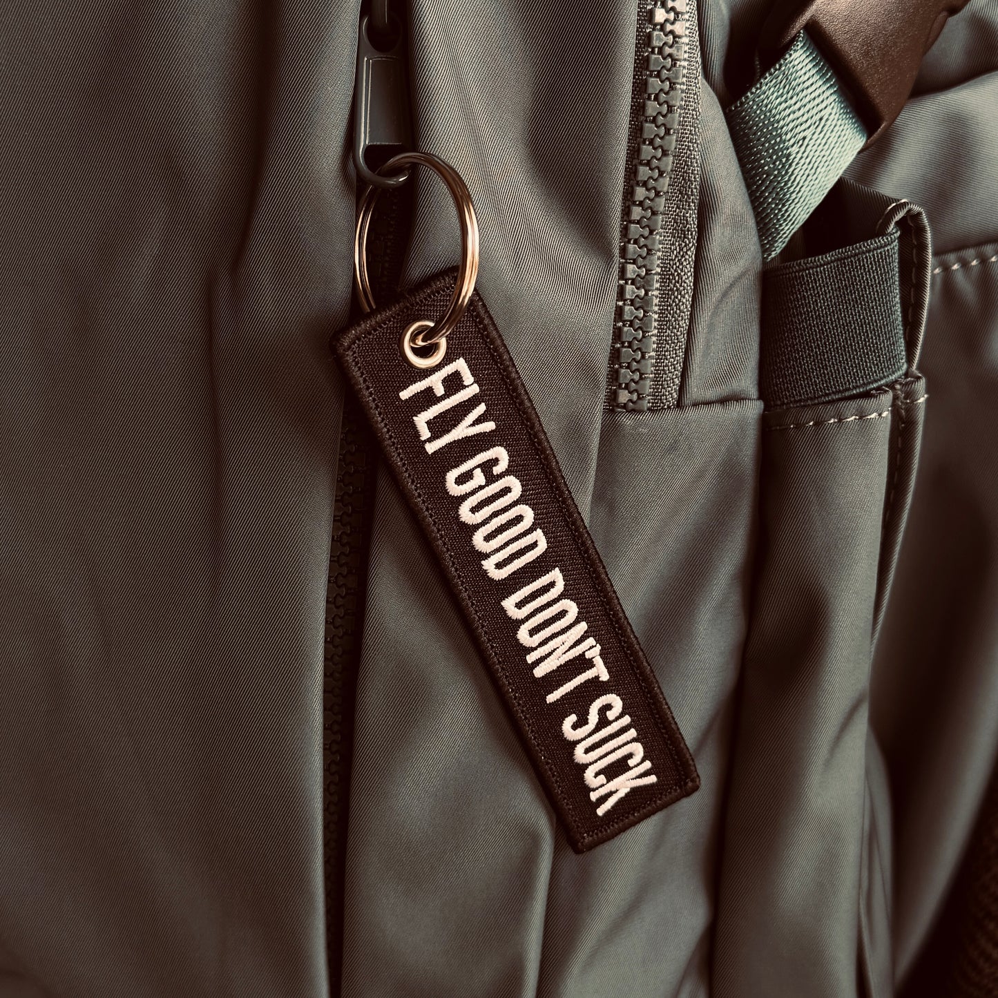 BLACK FLY GOOD DON'T SUCK KEYCHAIN