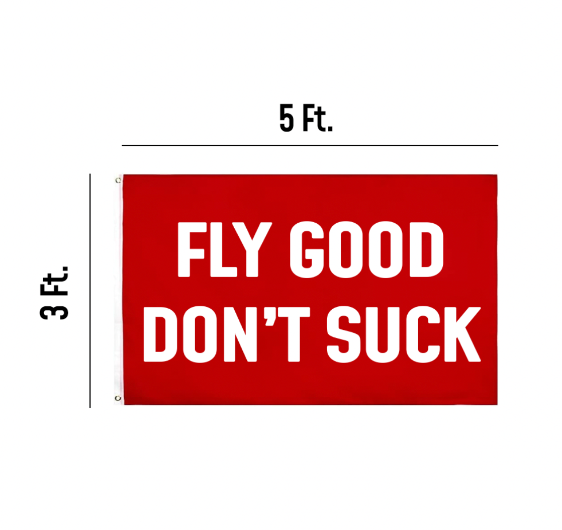 Red Hangar Flag - 3' x 5'