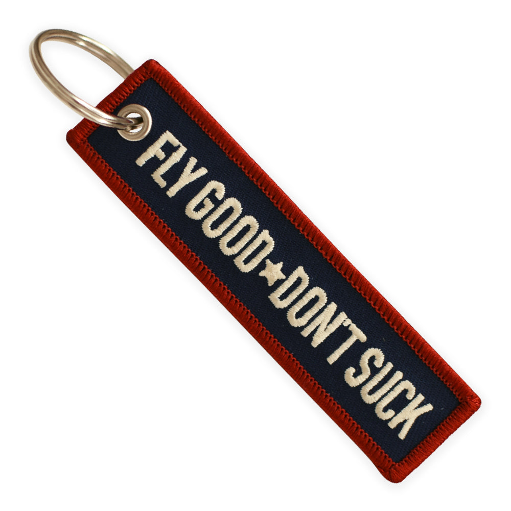 Patriotic Fly Good Don't Suck Keychain