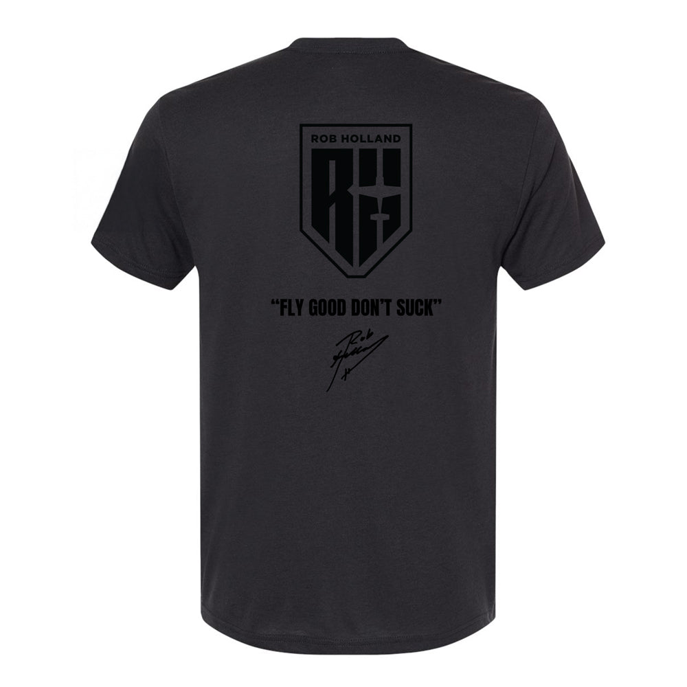 RH AEROSPORTS AUTOGRAPH TEE - Graphite