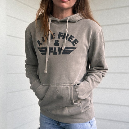 LIVE FREE & FLY HOODIE