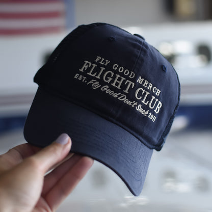FLIGHT CLUB HAT - Navy Blue