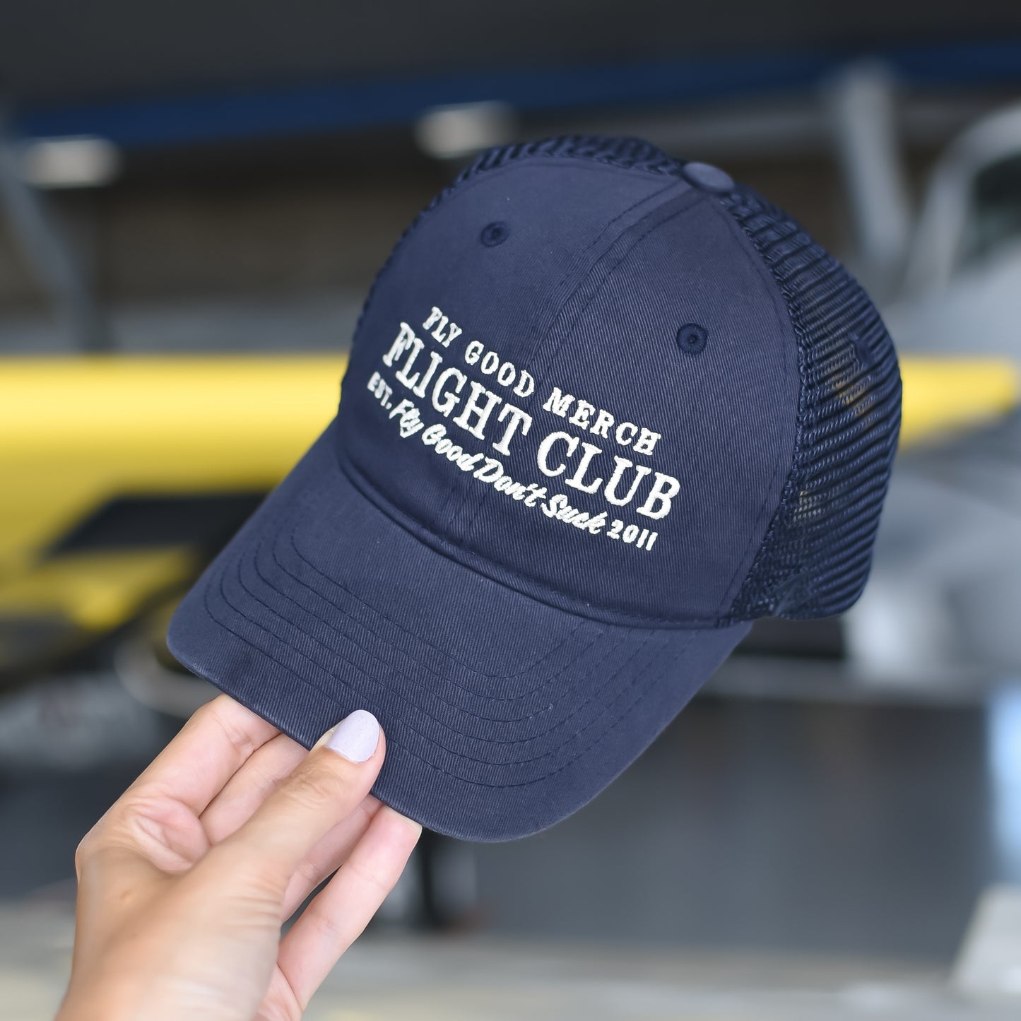 FLIGHT CLUB HAT - Navy Blue