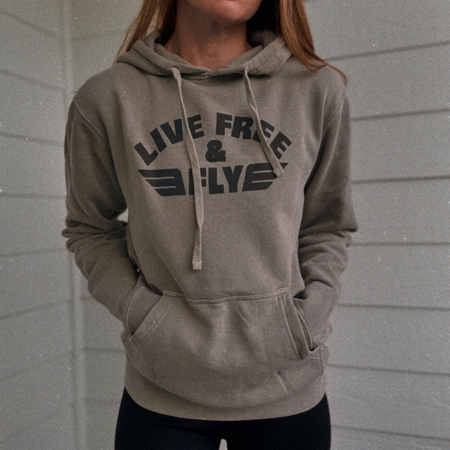 LIVE FREE & FLY HOODIE