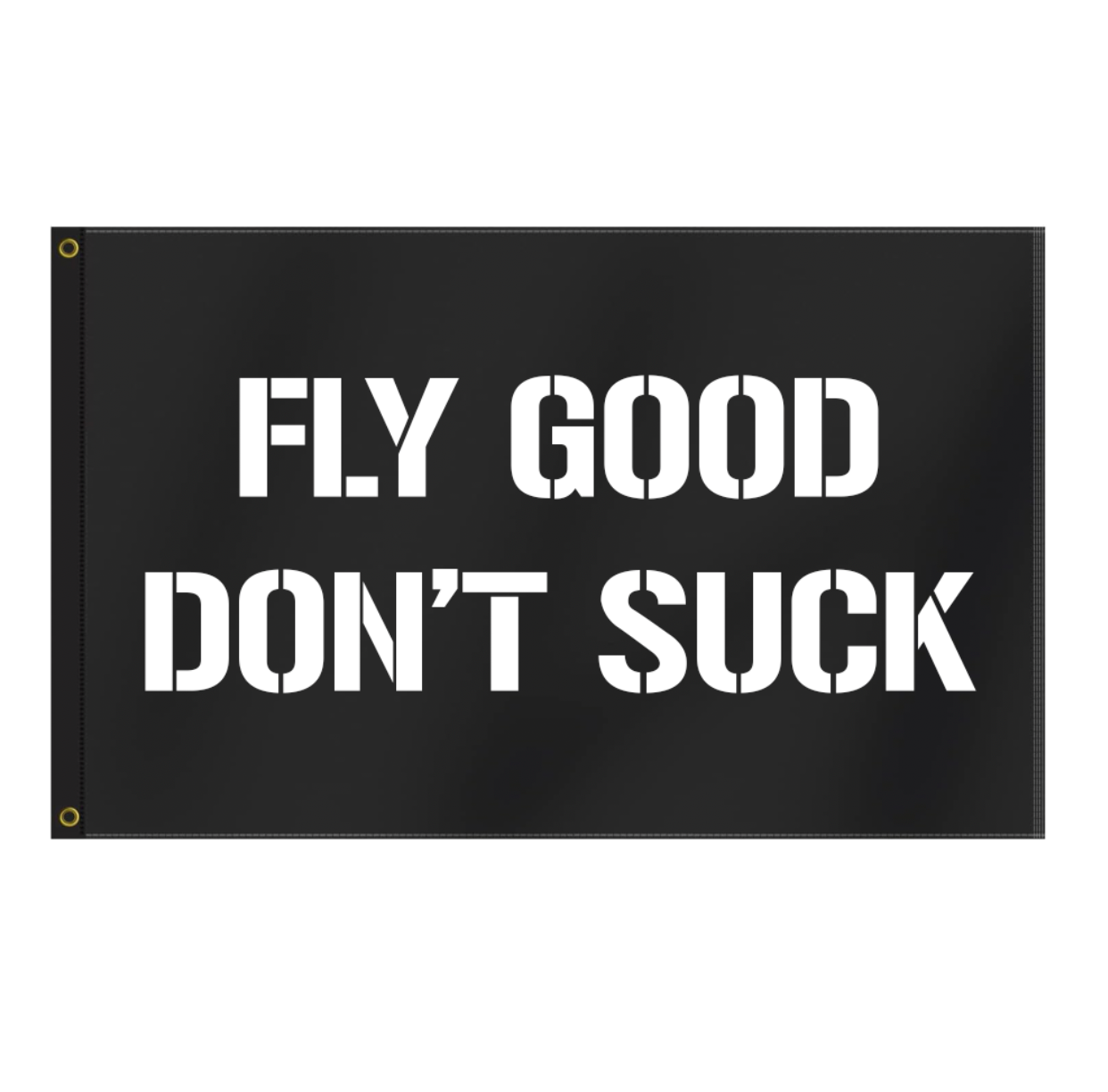 Black Hangar Flag - 3' x 5'