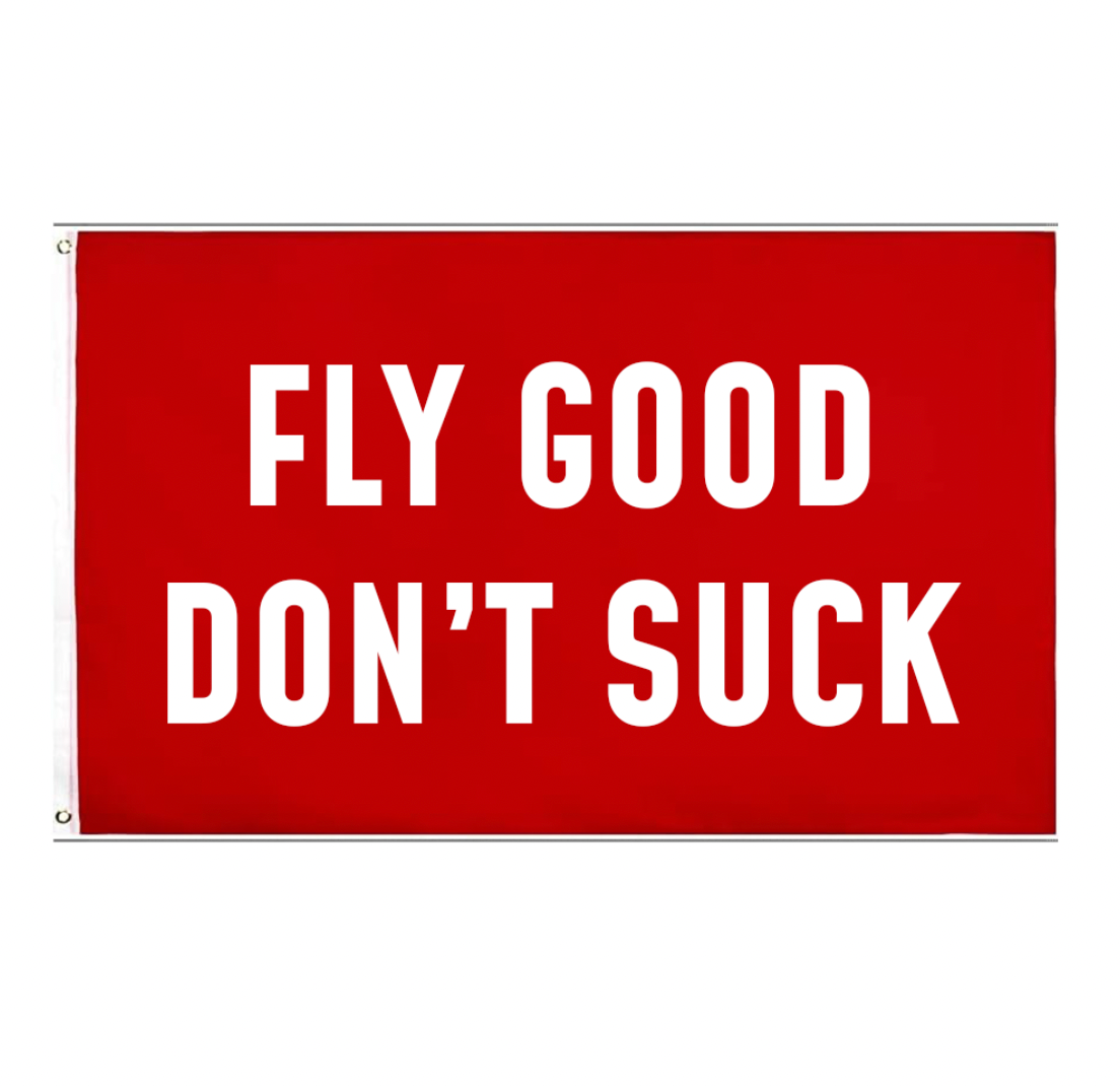 Red Hangar Flag - 3' x 5'