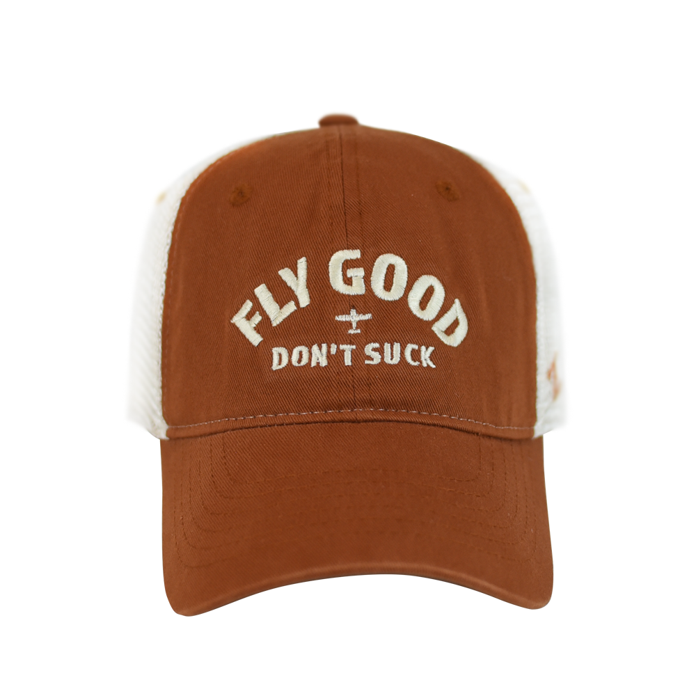 FLY GOOD DON'T SUCK HAT // BURNT ORANGE