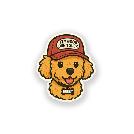 Buddy Fly Good Sticker