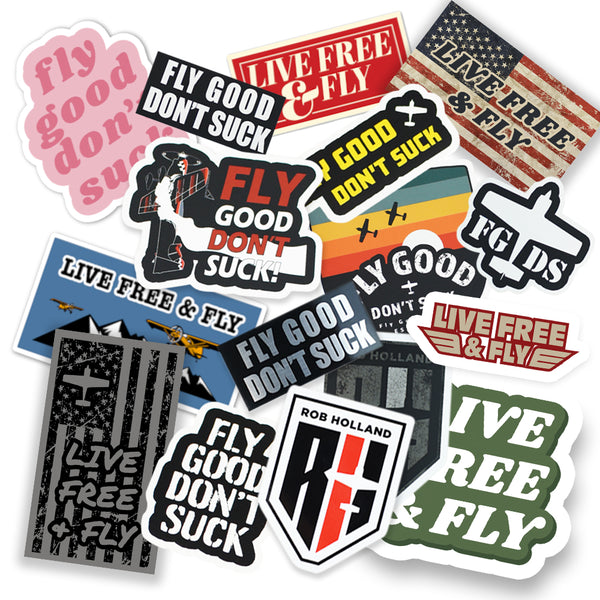 Ultimate Sticker Pack – Fly Good Merch
